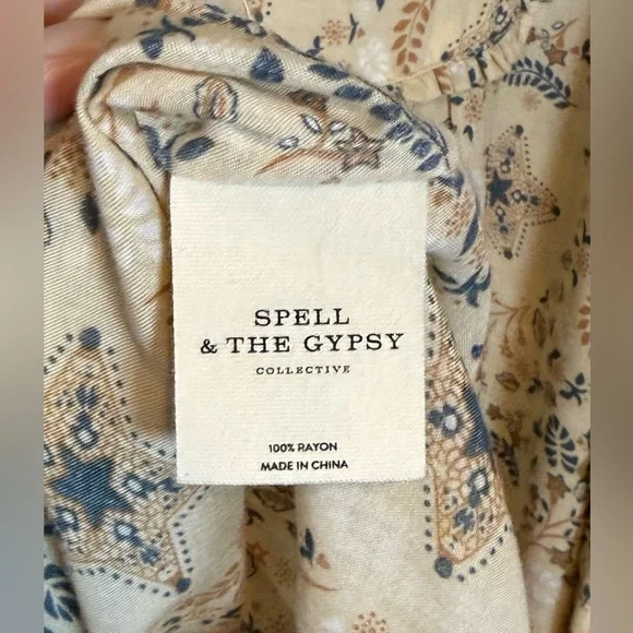 Spell & the Gypsy Collective Celestial Blouse Size Small